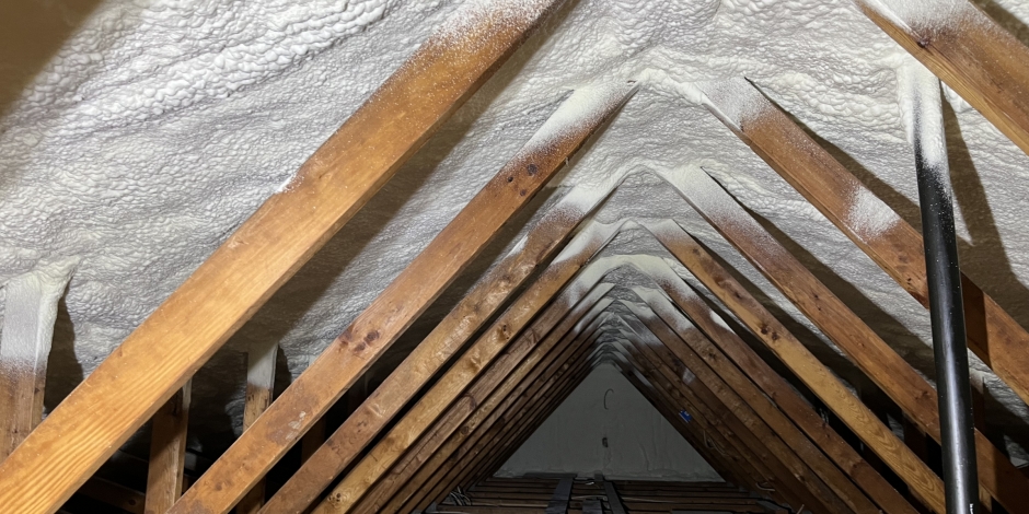 Insulation in attic