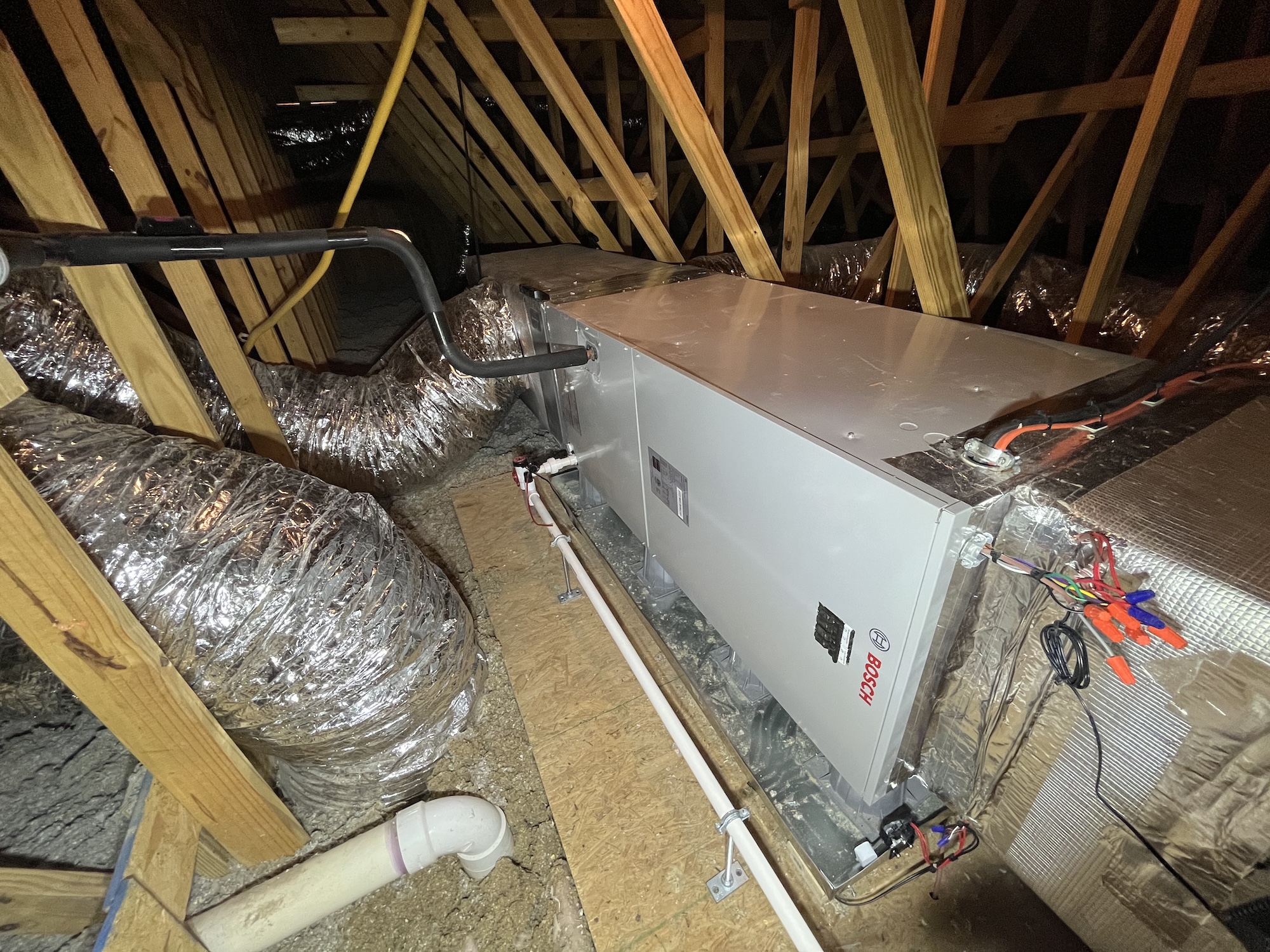 Heating system replacement installed by THP team