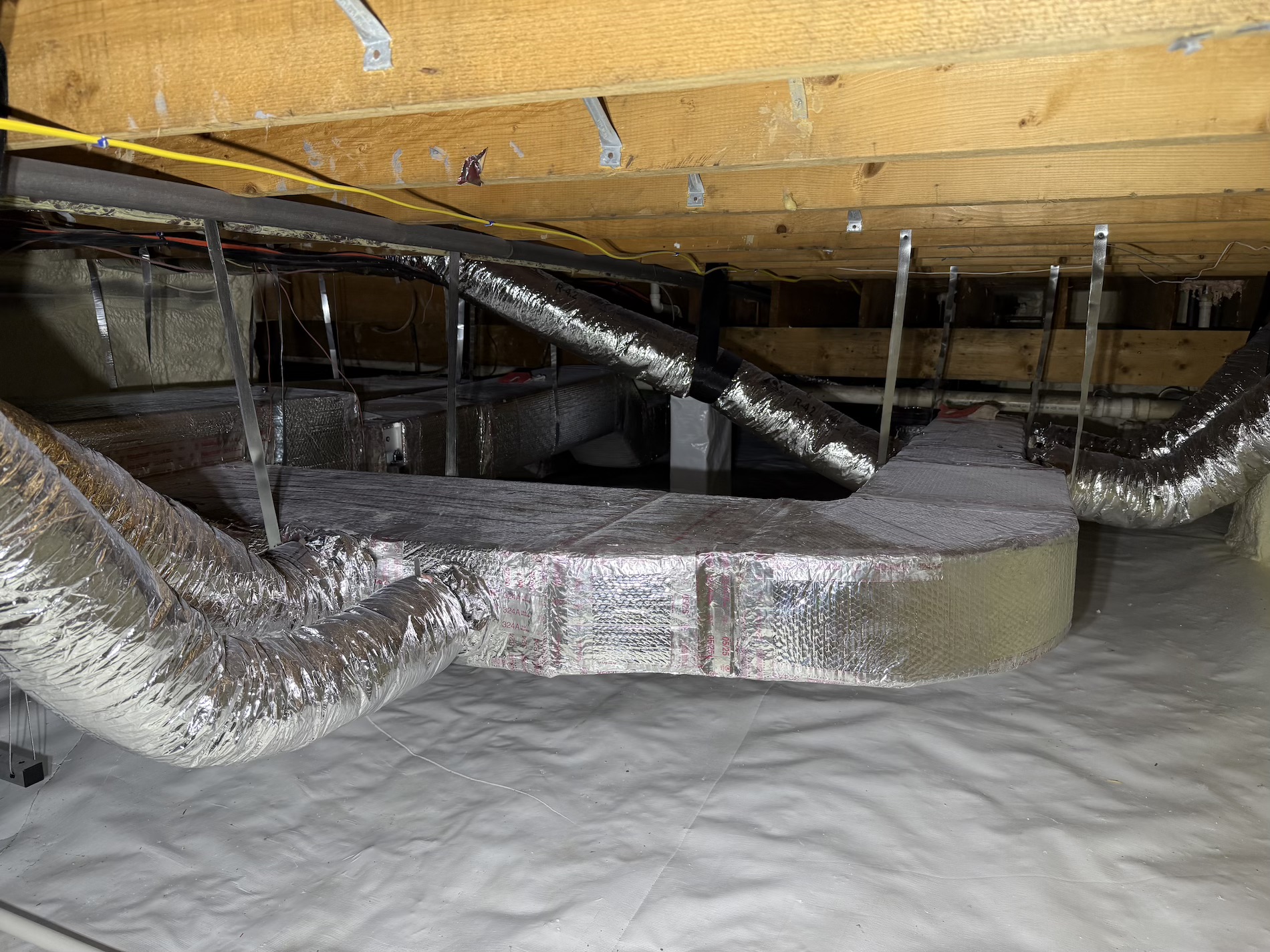 HVAC ventilation installed by THP team