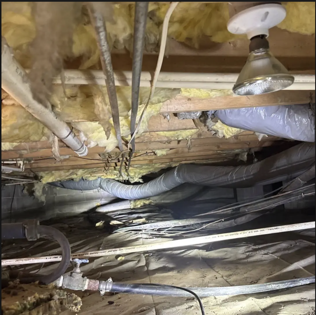 basement pipes