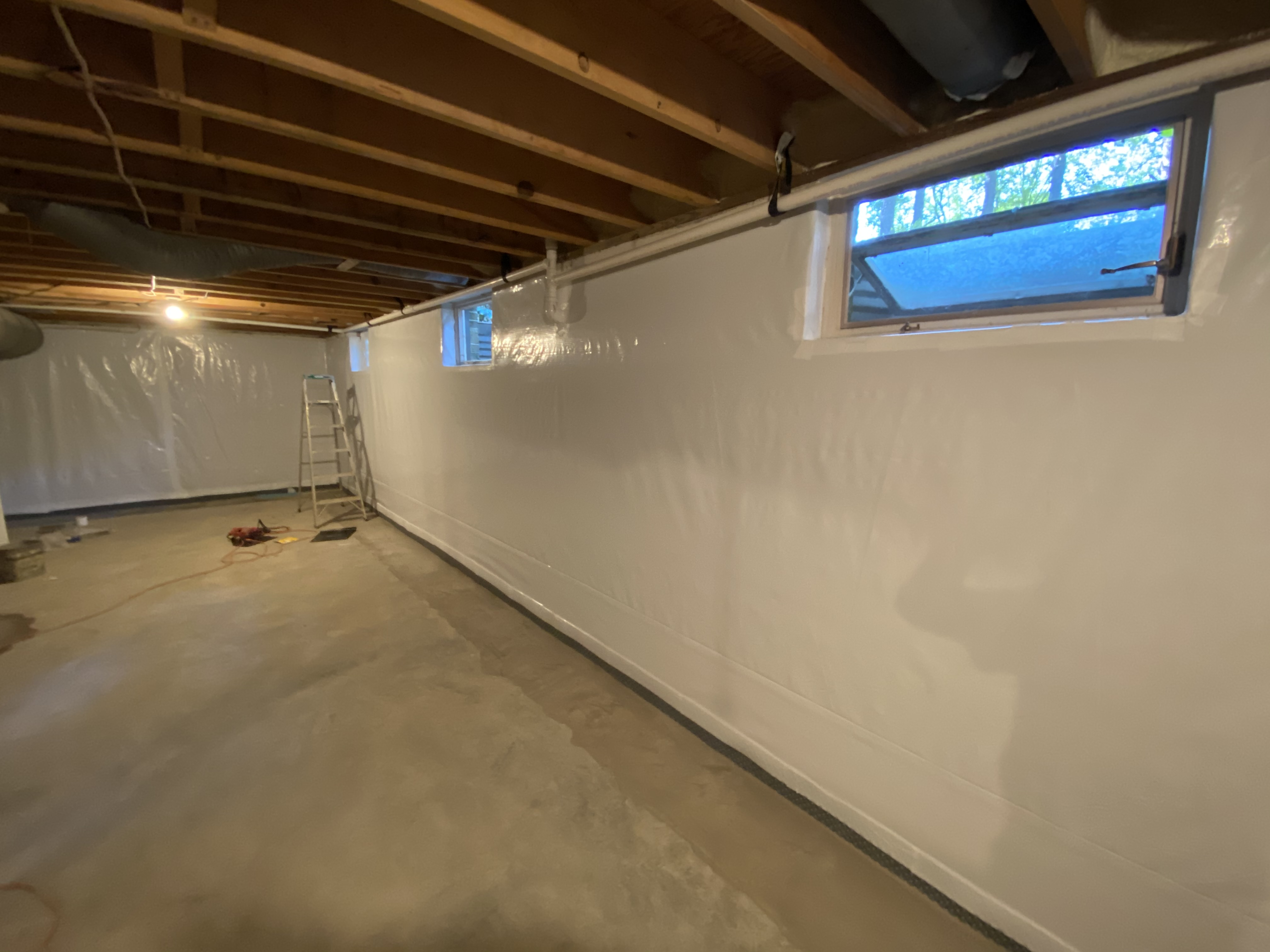 unfinished basement 