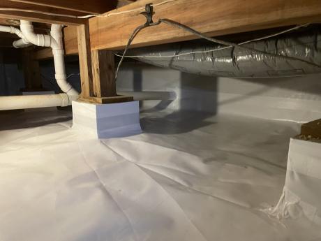 What to Do When You Have Standing Water Under Your Home blog header image crawl space