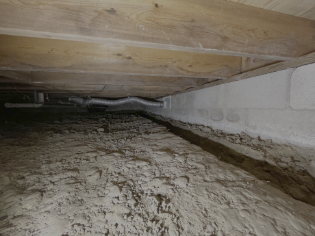 dirt floor crawl space